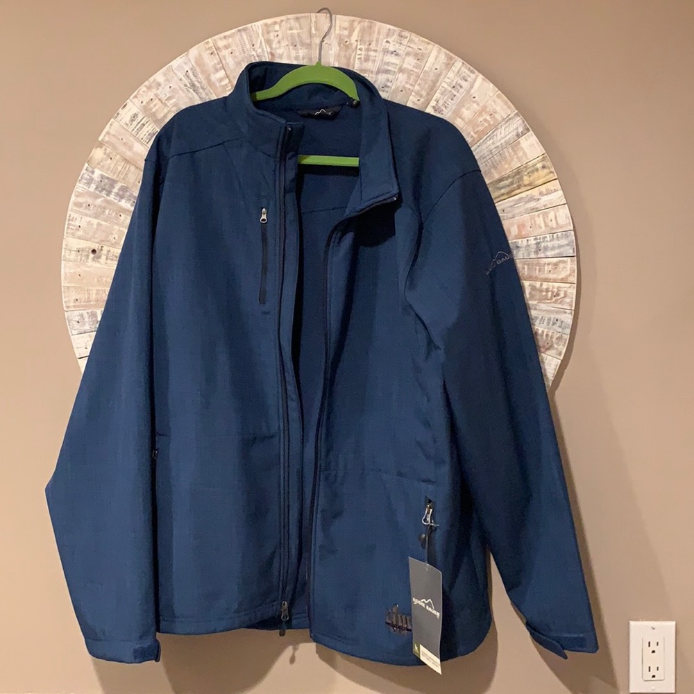 NWT Eddie Bauer Shaded Crosshatch SoftShell Jacket